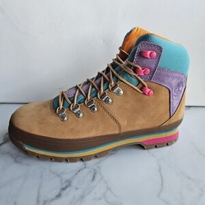 Timberland Women's Lace Up Boots - Tan, Purple, Teal, Pink, Orange